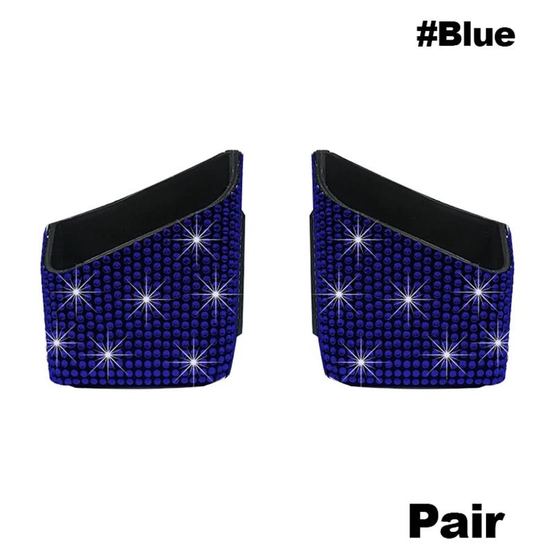 Автомобильный ящик для хранения сотовых телефонов Diamond Crystal, органайзер для автомобильного сиденья, подвесной держатель для кармана телефона, автомобильные аксессуары