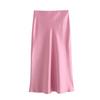 Kaslead New Arrival Women's Clothing Fashion Style Fashion Casual Silk Satin Texture Midi Dress 5427453