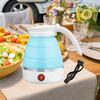 Folding Electric Kettle Foldable 1.2L Silicone Fast Boiling Small Portable Tea Pot