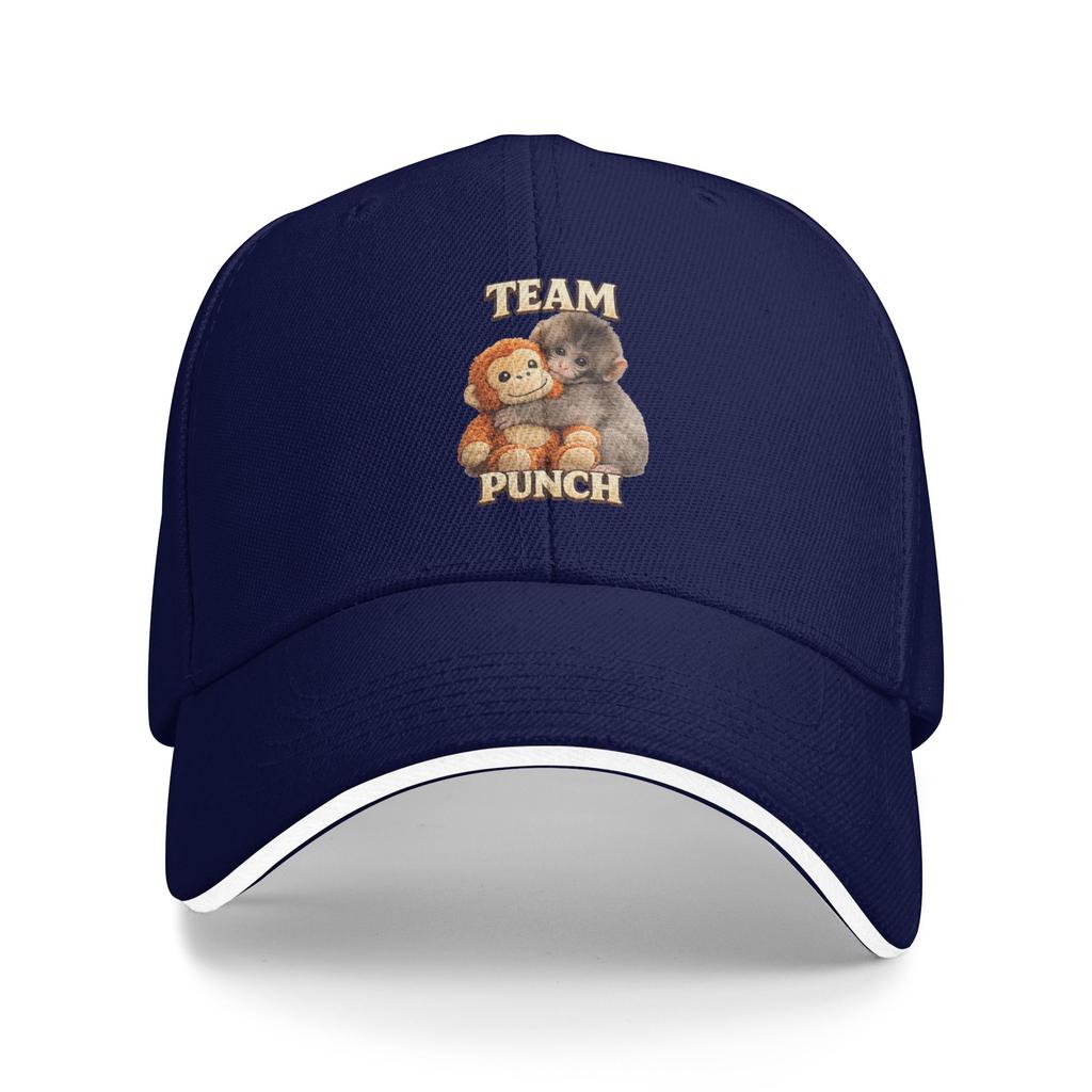 Monkey Team Punch Baseball Cap  Unisex Men Print Trucker Hat Summer Street Style Outdoor Sport Sun Baseball Caps