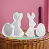 Cartoon Rabbit Candlestick Molds Handmade Bunny Tealight Molds  Home Table Decoration