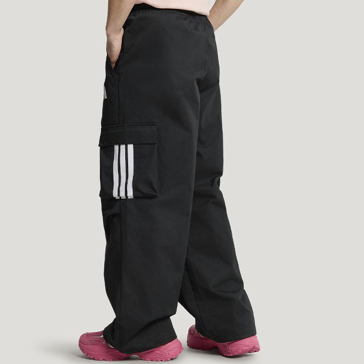 adidas Брюки карго мужские черные умеренные KW0676