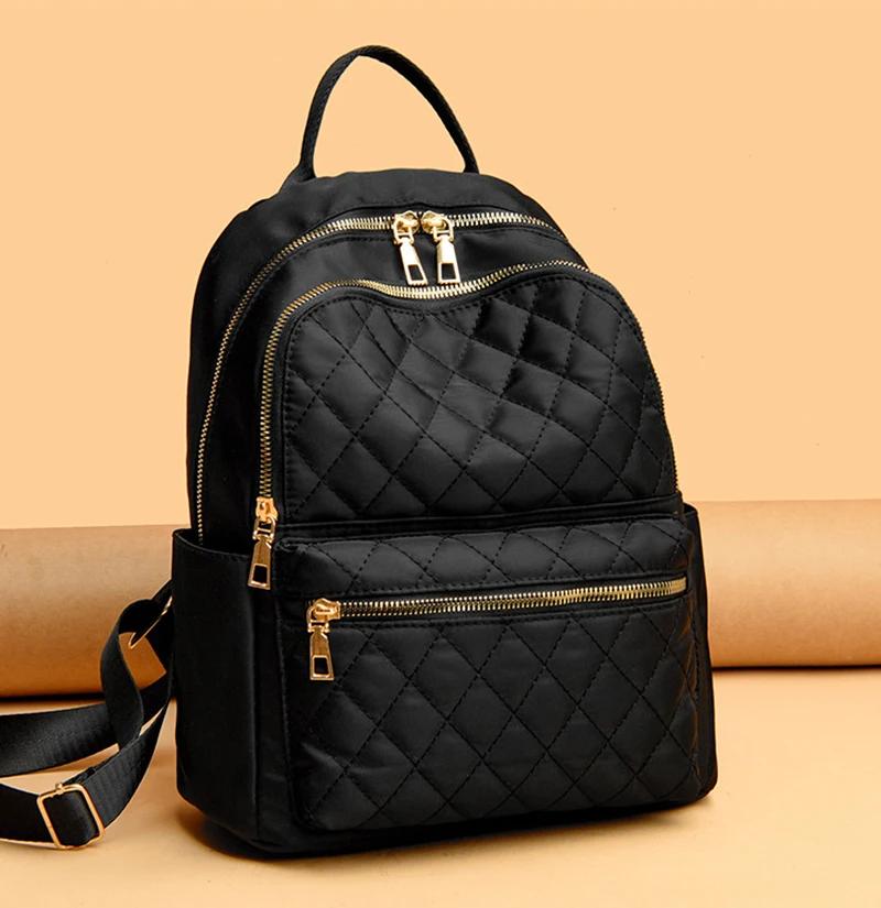 Casual Large Capacity Backpacks For Women Oxford Travel Pack Knapsack Female Student Book Bag