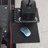 Universal Aluminum Keyboard Tray Mouse Platform Clamp On For Workstation With Antislip Surfaces And Wide Space