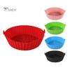 Silicone Air Fryer Pot Tray Prevents Residue BPA-Free Silicone Fryer Liner Replacement for Parchment Liner Paper Food-Safe Air Fryer Oven Accessories