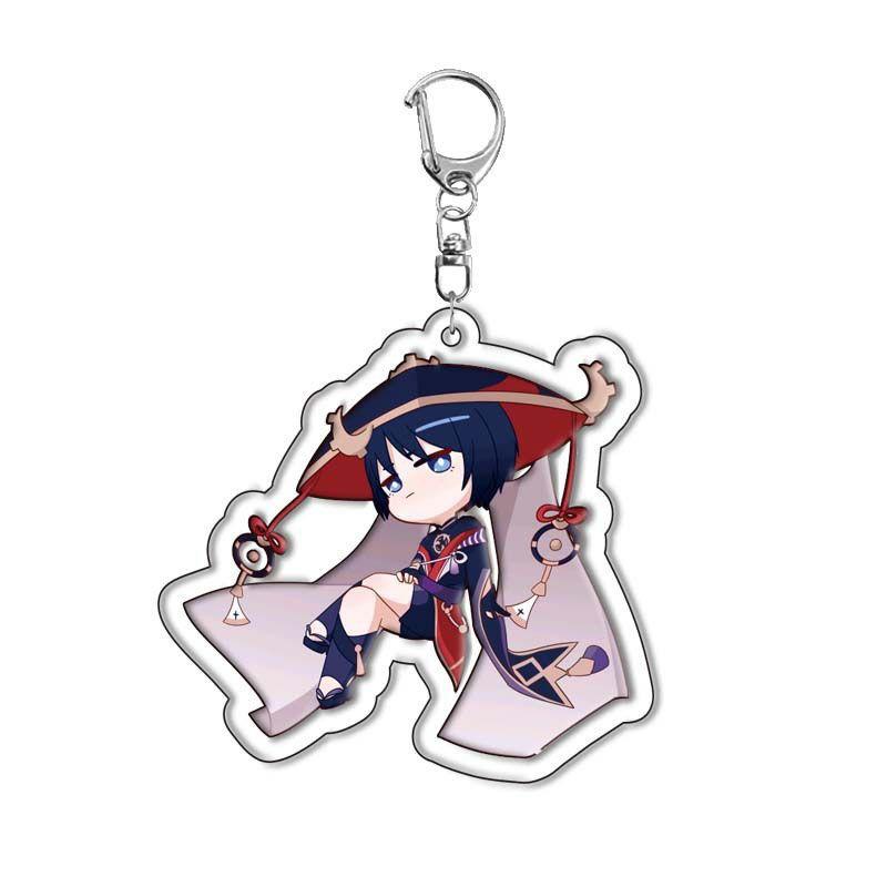 Оригинальный акриловый брелок God Traveler Wanderer Klee Skirmisher Bag Подвеска Двусторонняя прослойка