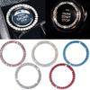 Crystal Engine Ignition Onekey Start Stop кнопочный переключатель защитный чехол Bling Girls автомобильные аксессуары Декор салона автомобиля