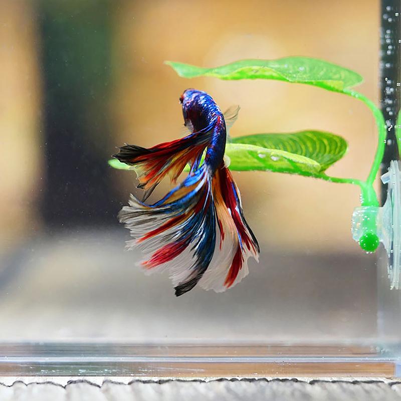 1 шт. искусственные растения для аквариума, листья, украшение, рыбка Betta, отдых, нерест, декоративное растение, игра, отдых, спрятаться, гамак из листьев