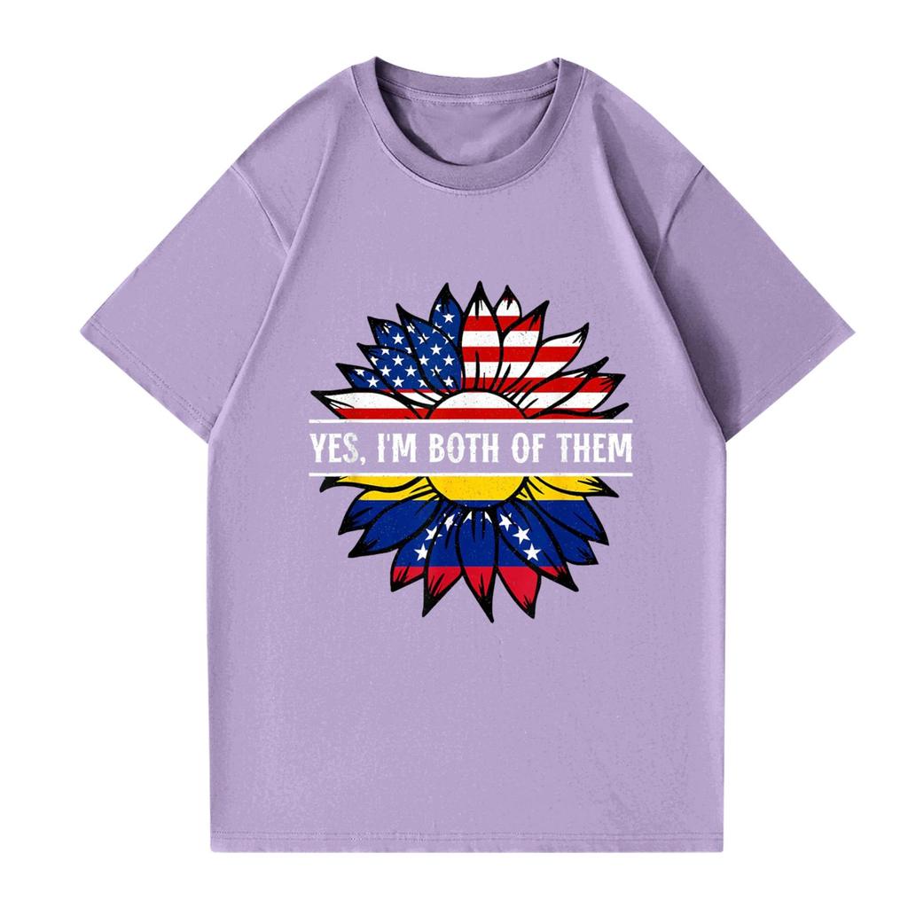 Женская и мужская модная футболка с круглым вырезом, повседневная, с принтом, с коротким рукавом