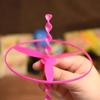20pcs/lot Pull String Flying Saucers Toys For Children Boys Girls Helicopters Lawn Outdoor Sports Games Plastic Flying Discs Ufo