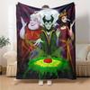 Dark Magic Ritual Flannel Blanket Super Soft Warm Cozy Blanket For Sofa Bed Office Travel Allseason Home Decor Gift
