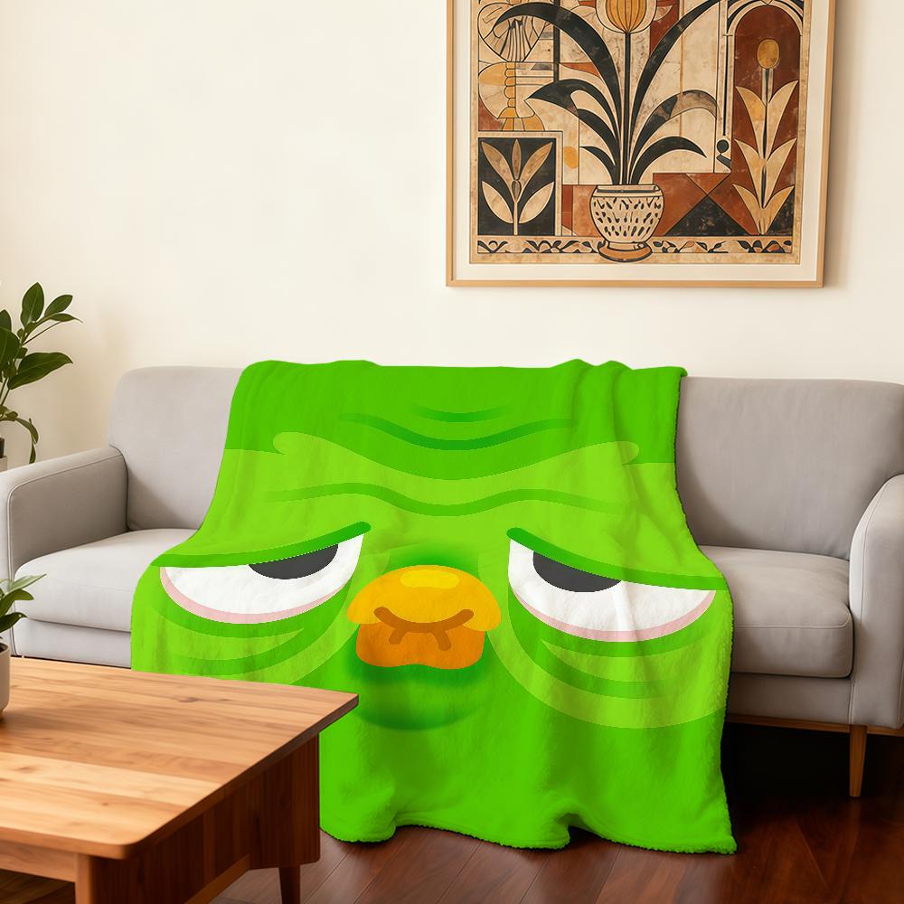Образовательный мультфильм D-Duolingo Одеяло Супер Теплое Удобное Плюшевое Одеяло-Накидка Ребенок Дом Диван Спальня Подарок