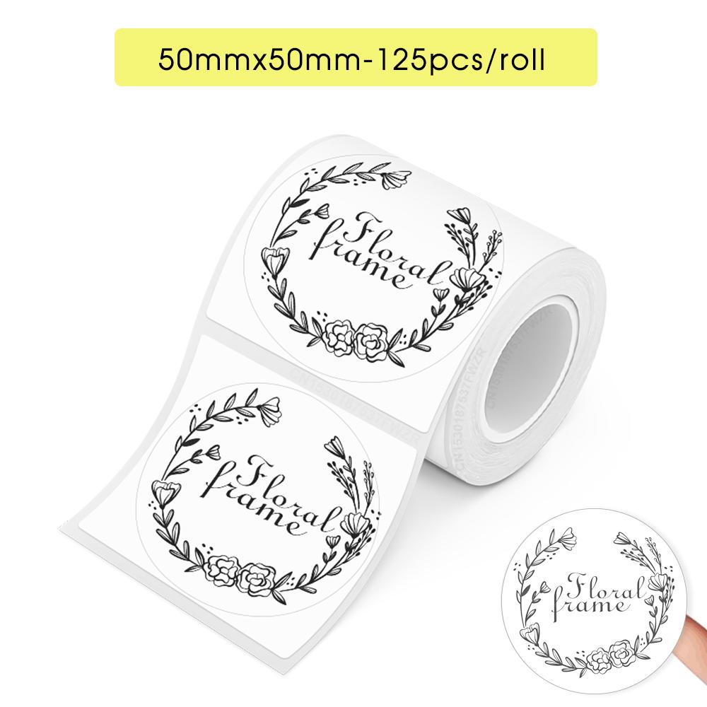 1PK Label Sticker for Marklife X2 Label Printer Waterproof Self-adhesive Thermal Roll Paper for Marklife X2 Portable Printer