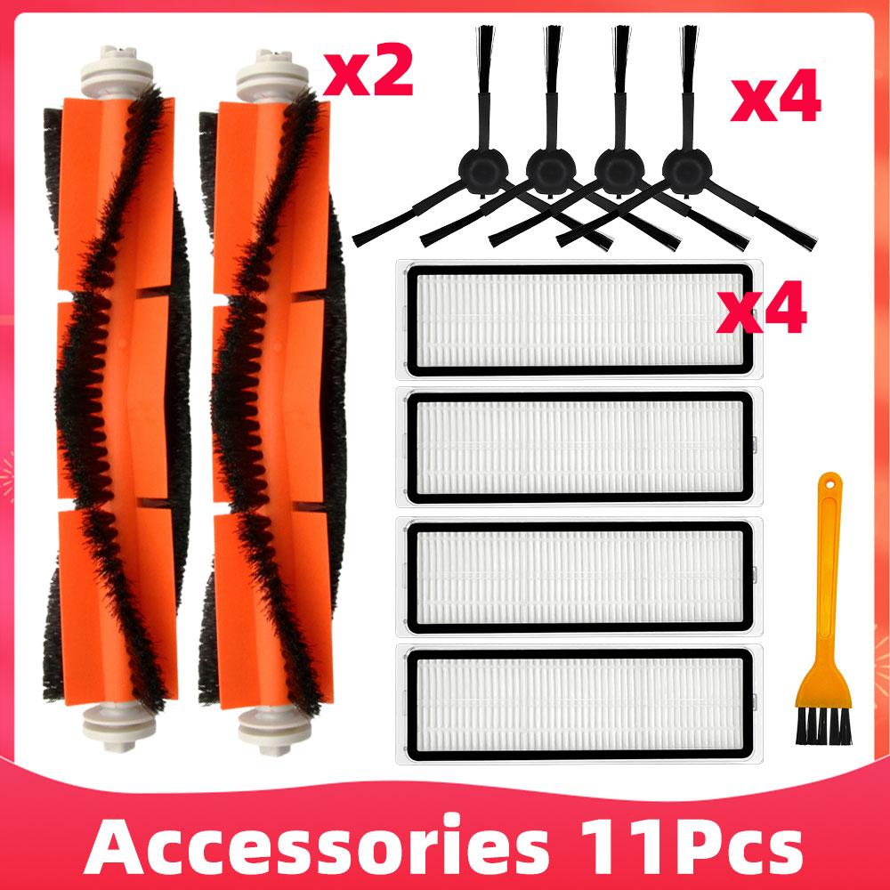 For Xiaomi Mijia 1C / STYTJ01ZHM T1 Dreame F9 Robot Vacuum Cleaner Hepa Filter Main Side Brush Mop Cloth Spare Part Accessories