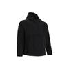 Solid Color Hooded Fleece Pullover Sweatshirt Men Sweatshirt Black 1378981-001