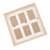 Wooden Picture Frame Can Hold 6pcs 3inch Photos Wooden Mini Picture Frame for Polaroid Photo