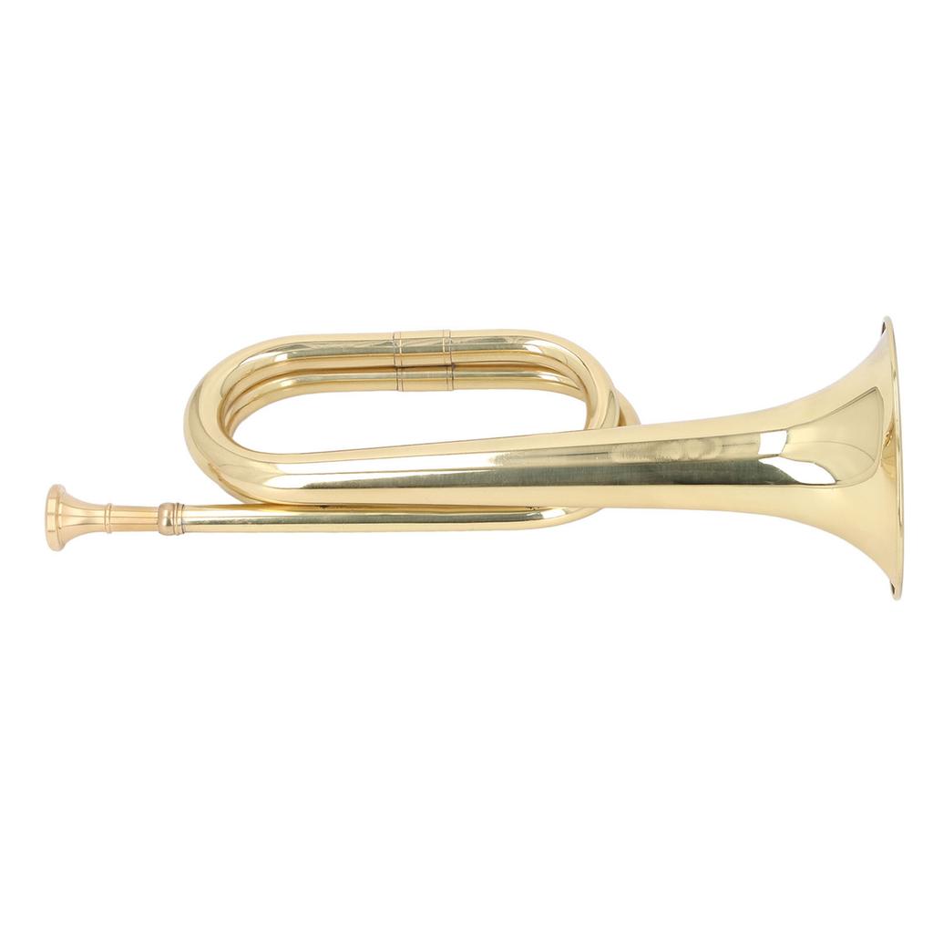 Испанский горн, тональность C, духовой инструмент для кавалерийской трубы, диаметр 11 см, высота 34 см, мундштук