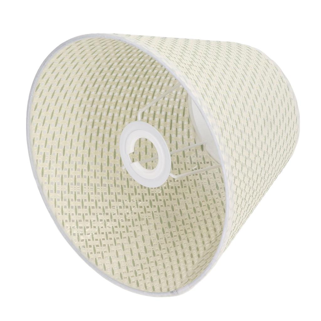 PE Woven Table Lamp Shade Beige Wear Resistant Woven Lamp Cover for E27 E14 Caliber Lampholder