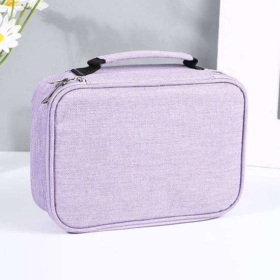 Пенал для эскизных карандашей на 72 отделения, 3-слойный Оксфордский чехол для хранения цветных ручек и художественных принадлежностей, портативный органайзер для канцелярских товаров для студентов, художников