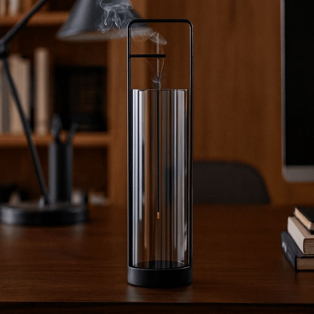 with Glass Backflow Incense Burner Creative Incense Stick Holder  Room Decor