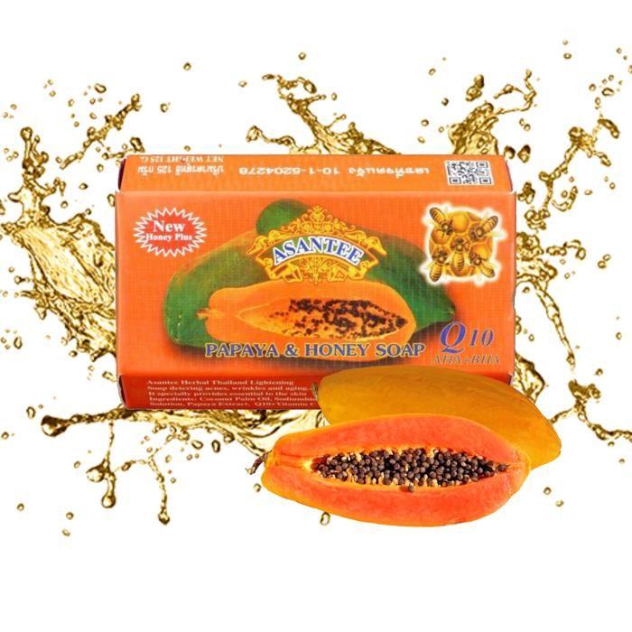 Savon Éclaircissant - Asantee - Papaye - 135 G - Mixte - Beauté Et Parfum