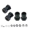 For Tamiya CW-01 CW01 Lunch Box Midnight Pumpkin Monster Beetle WR02 Upgrade Parts Accessories Metal 12mm Wheel Hex Hub Adapter