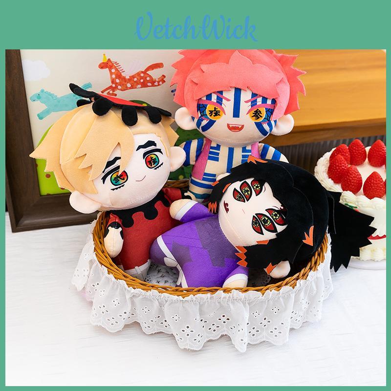 Demon Slayer Anime Character Plush Dolls With Short Pile Fabric For Gift And Display