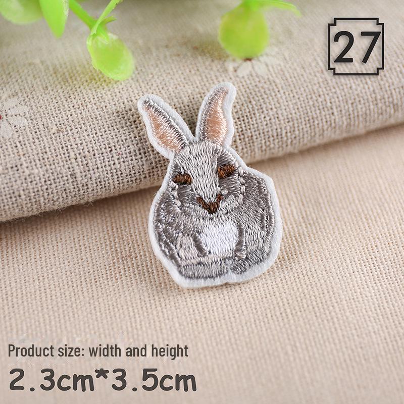 Очаровательная нашивка с изображением маленького животного для детской одежды