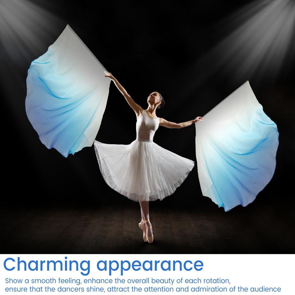 2 шт. 55" Флаги для танца хвалы и поклонения, с раздвижной штангой, полукруглый флаг "Крыло ангела" для поклонения, для церковных танцевальных выступлений