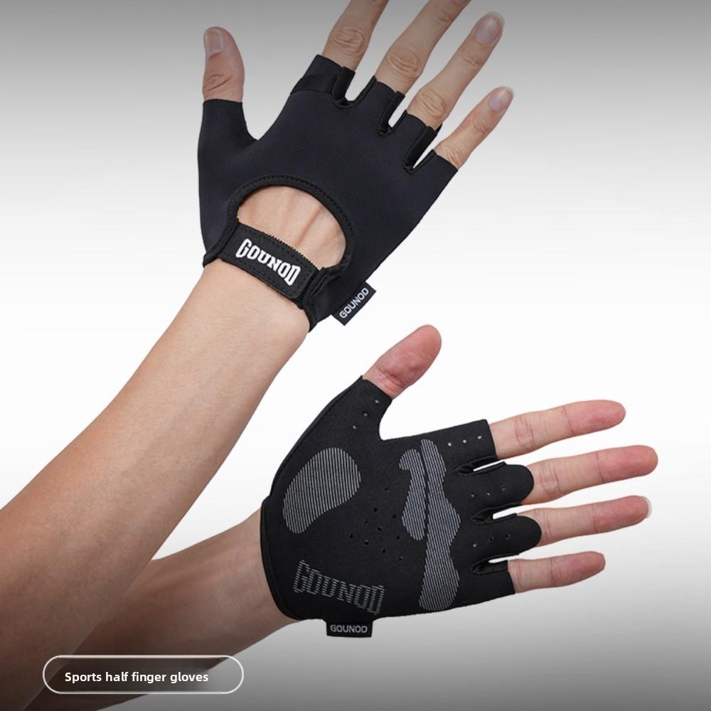 Wear-Resistant Sports Half Finger Gloves Anti Slip Half Finger Cycling Gloves  Women Men