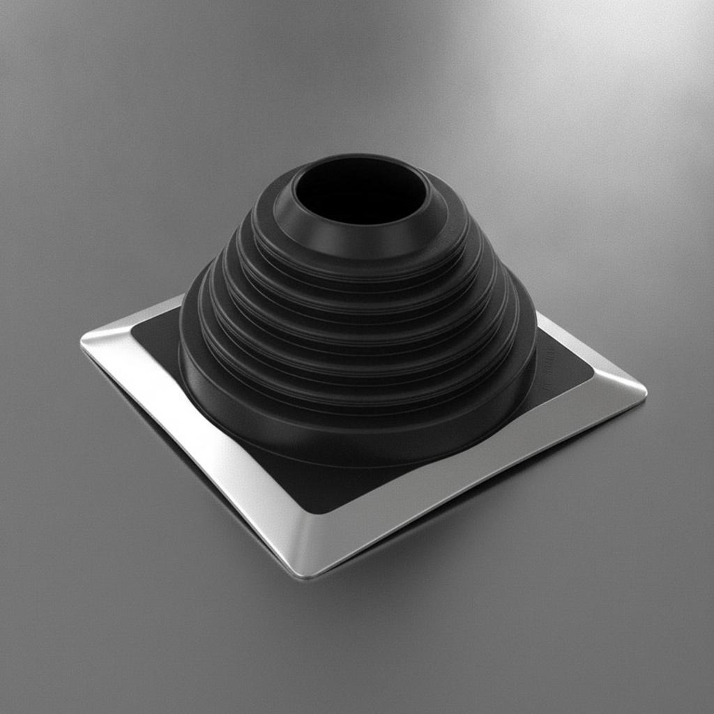 Roof Flashing Cut-to-Fit Flue Pipe Seal Flexible for Roofers