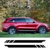 2 шт. Автомобильные наклейки для Kia Sorento R 1 2 4 BL UM XM MQ4 Аксессуары для тюнинга Автомобиля Боковые полосы Стайлинг Виниловая графика Декор Наклейка
