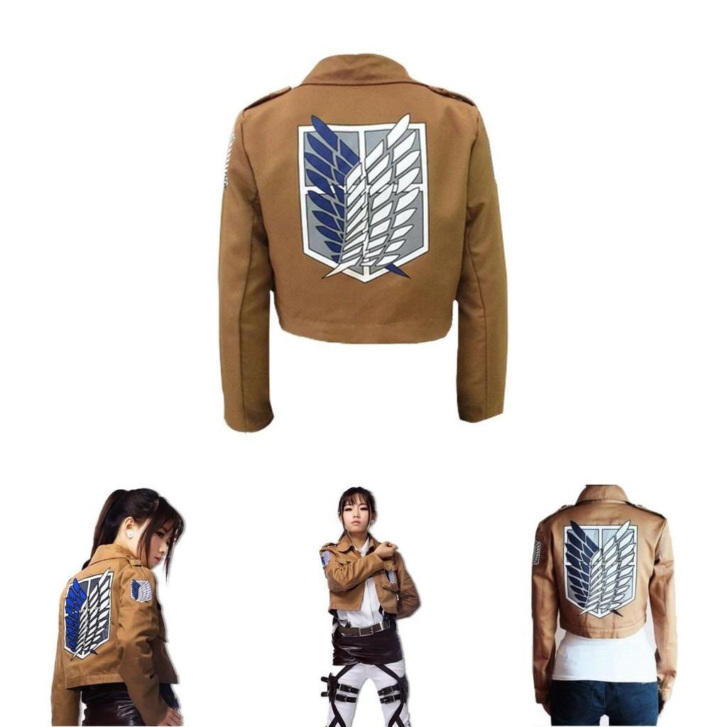 Дизайн Куртка Косплей Разведкорпуса Атака Титанов Shingeki No Kyojin**