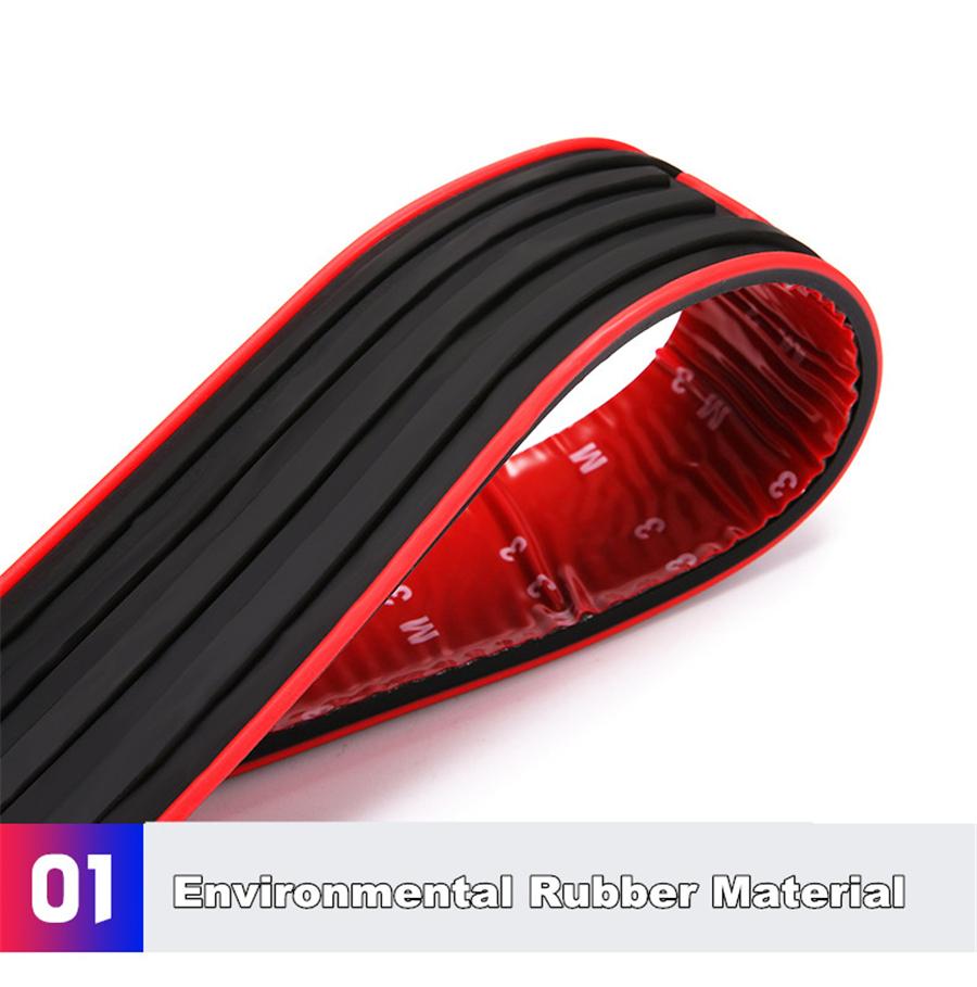 4 шт. Универсальные резиновые накладки на пороги дверей автомобиля, защитные панели, накладки на ступеньки, защита углов бампера