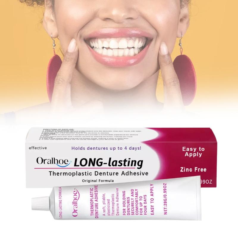 Оралхое Адгезив для зубных протезов для повышенного комфорта и надежной фиксации искусственных зубов