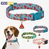 Ошейник для домашней собаки с фруктовым узором и металлическим кулоном в виде фрукта для кошки, щенка, собаки