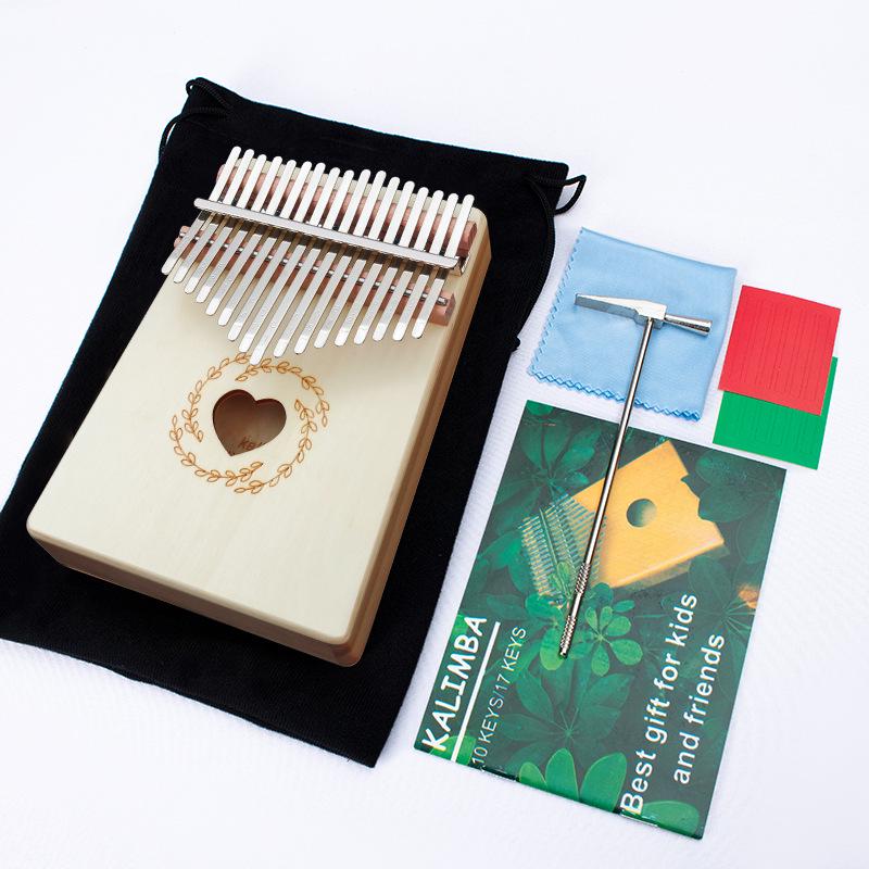 17-тоновая ель Калимба своими руками: Африканское пианино с двумя большими пальцами для игры пальцами и рисования