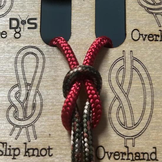 Доска для обучения вязанию узлов, 16 узлов, деревянная доска для начинающих, рифы, квадратные узлы, практическое обучение, подарок любителям кемпинга на открытом воздухе