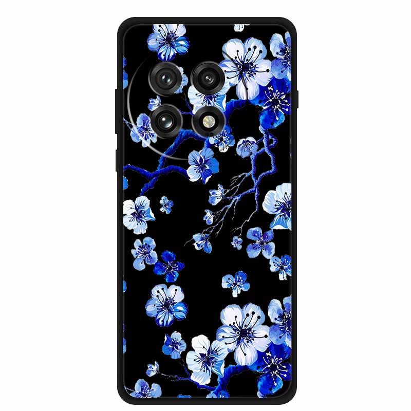 Черный силиконовый чехол для OnePlus 13 5G Чехол Мультяшный кот Мягкая задняя крышка для OnePlus Ace5 5G Ace 5 Pro 13R Чехол для телефона Оболочка Coque