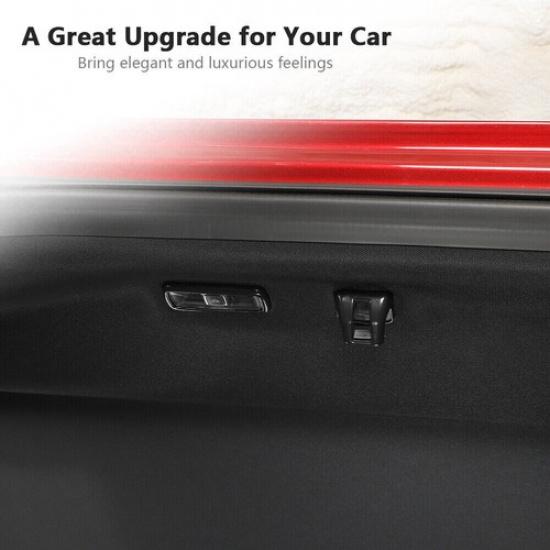 Interior Roof Hook & Reading Light Lamp Cover Trim For Ford F150 - Black
