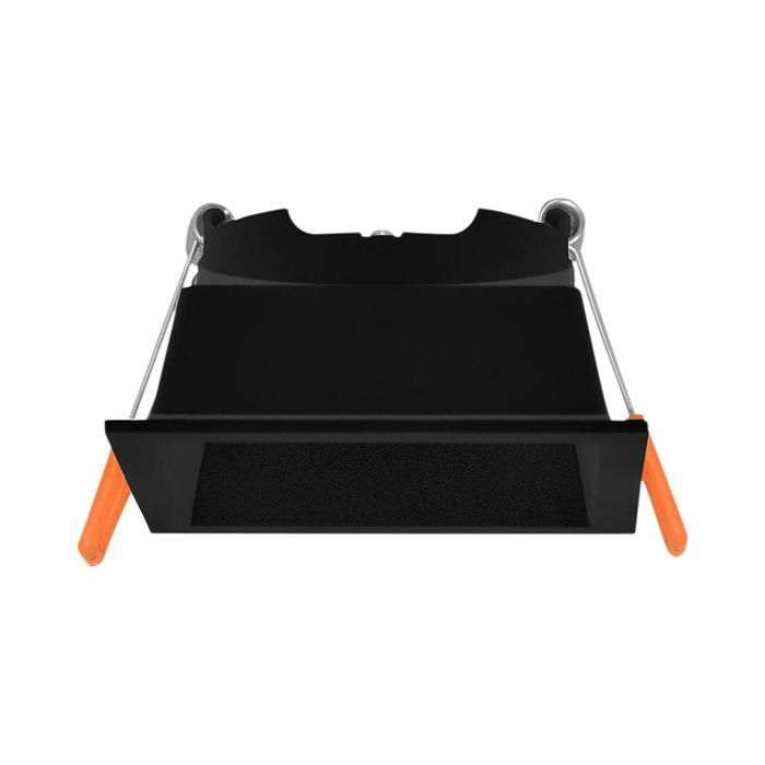 Support de spot Tetra S2 carré noir MR16 GU10/GU5.3