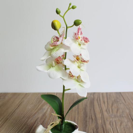 1Pc Artificial Flower Butterfly Orchid Garden DIY Stage Party Home Wedding Decor