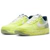 Nike Мужские кроссовки Air Force 1 Crater Light Lemon Twist Green Armory-темно-белые DH2521-700