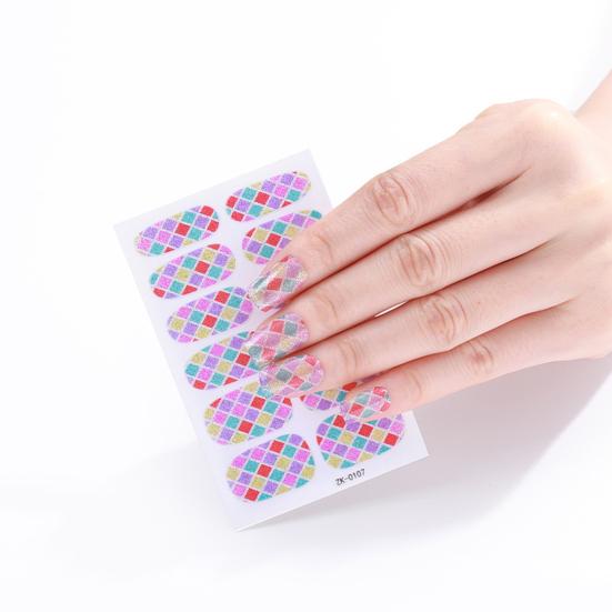 1 Set Nail Sticker Ultra-Thin Self Adhesive Waterproof Strong Stickiness Decorative