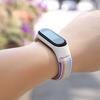 Браслет для mi band 10 8 7 9 Ремешок Нейлоновый Спортивная петля часы Пояс pulsera correa Mi band 4 Браслет на запястье xiaomi Mi band 5 6 3 Браслет