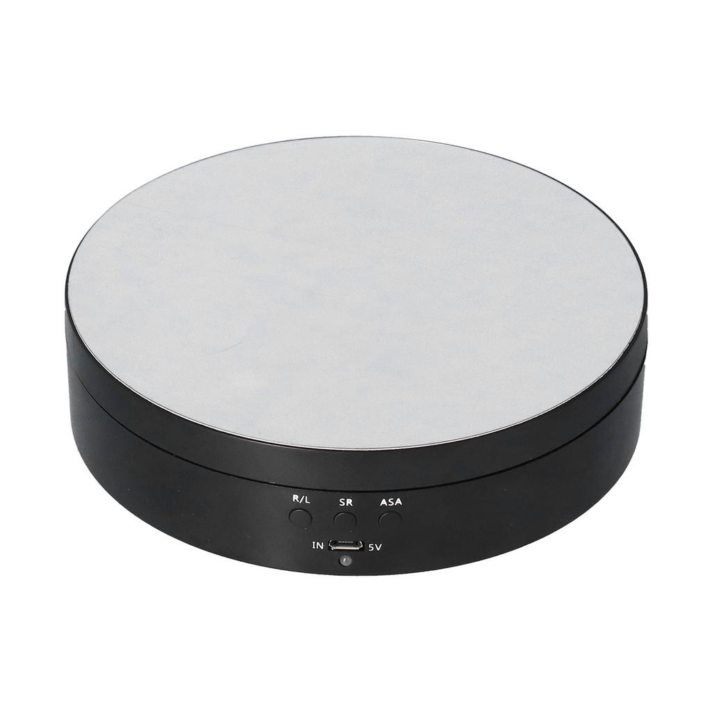 Моторизованная вращающаяся подставка 138 мм Электрический вращающийся поворотный стол с 3 регулируемыми скоростями Питание от USB Подставка для демонстрации ювелирных изделий