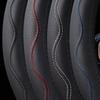 Breathable Fiber Leather Embossed Car Steering Wheel Cover For Universal Diameter 38cm For Auto Interior Accessories