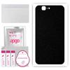 apgo Protective Skin Sticker for the Back Compatible with Huawei Ascend G7, Wrap Film, Foil, Vinyl - Pattern Matte Black