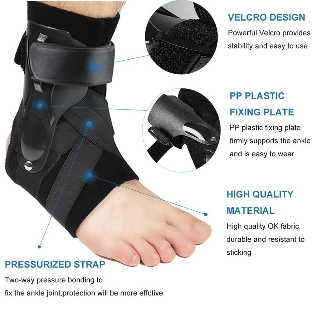 1 Pcs Sports Ankle Support Sprained Ankle Brace For Basketball Soccer Volleyball Ankle Support Brace For Men Women Ankle Sprains