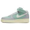 Air Force 1 Mid 07 LX Certified Fresh - Эмалированные зеленые мужские кроссовки Grey-Fog Sail Alpha-Orange DQ8766-002